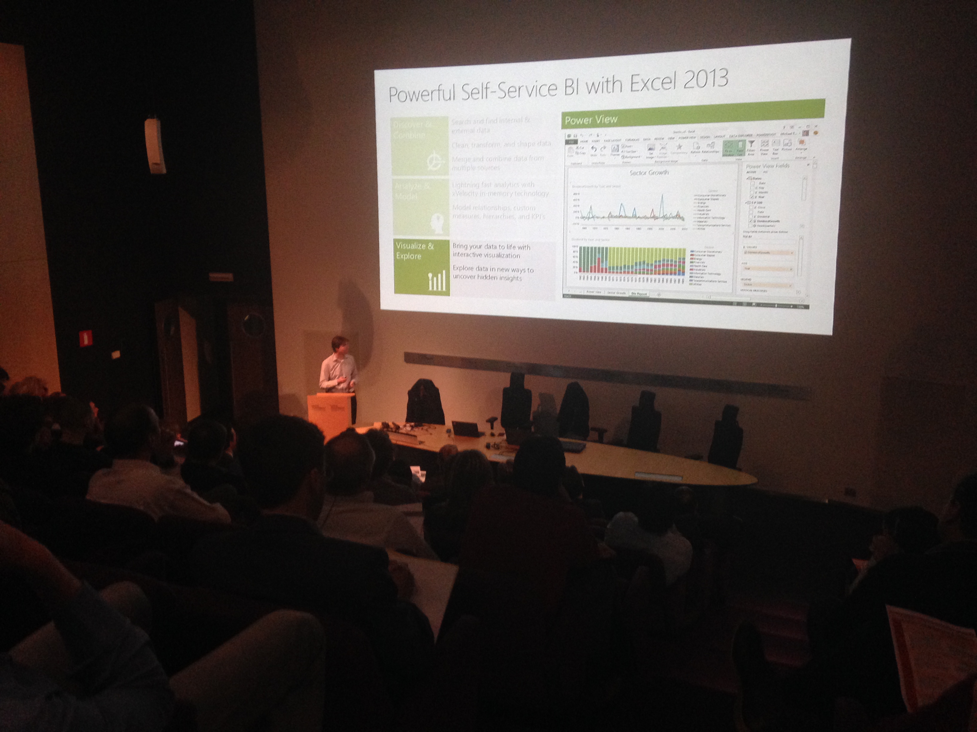 Microsoft Business Analytics Day 2014 welcomes over 140 people !