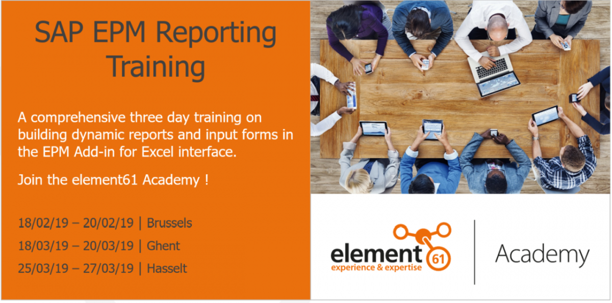 SAP BPC EPM Reporting Training on-site