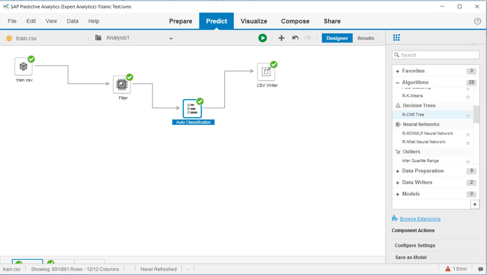 SAP Predictive Analytics