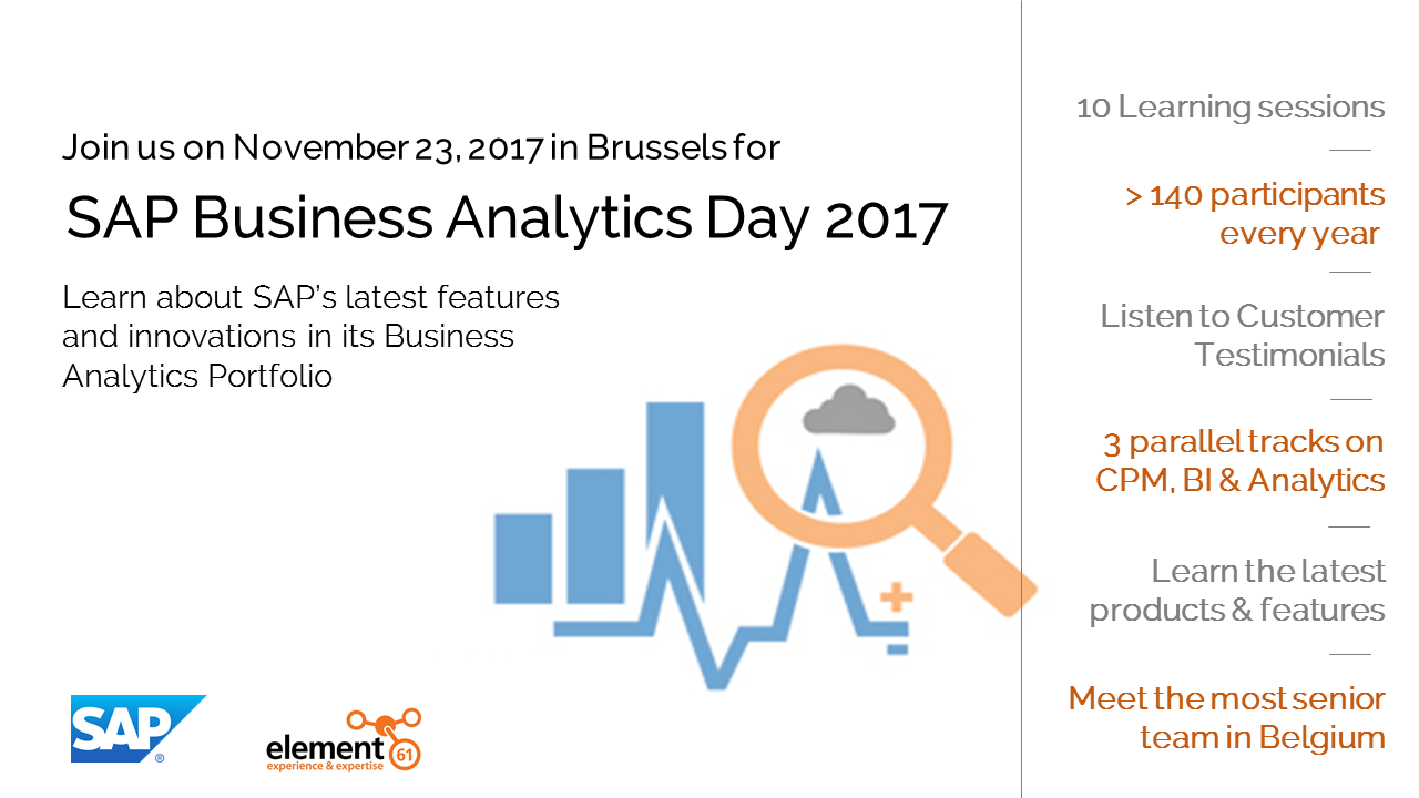 SAP Business Analytics Day 2017