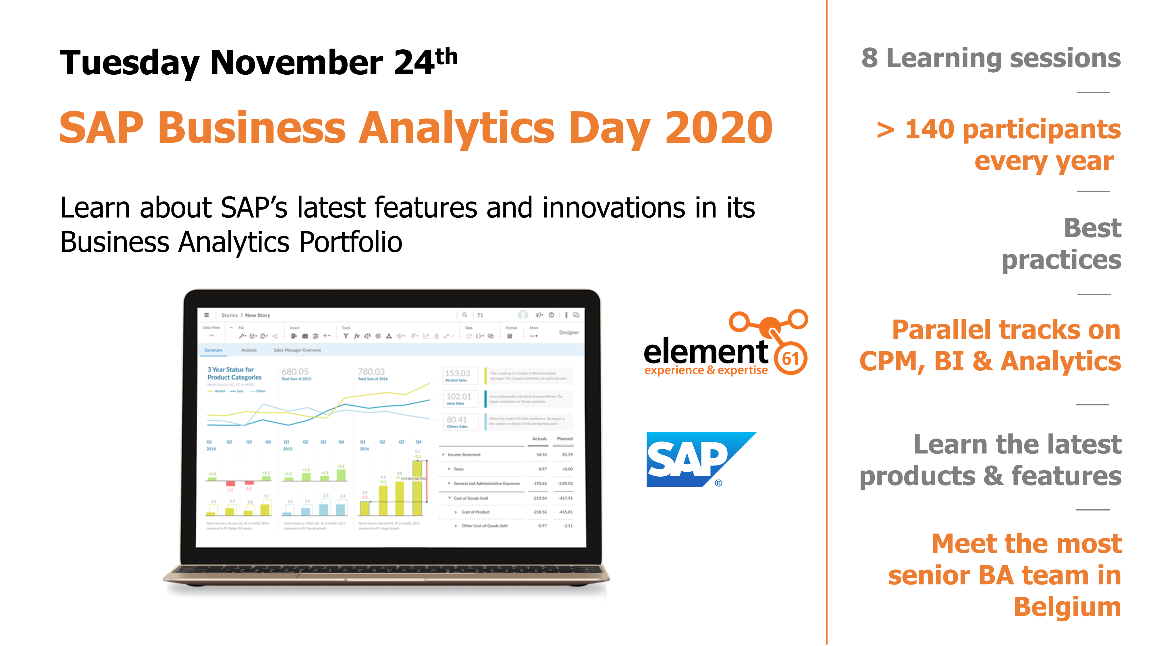 SAP Business Analytics Day 2020