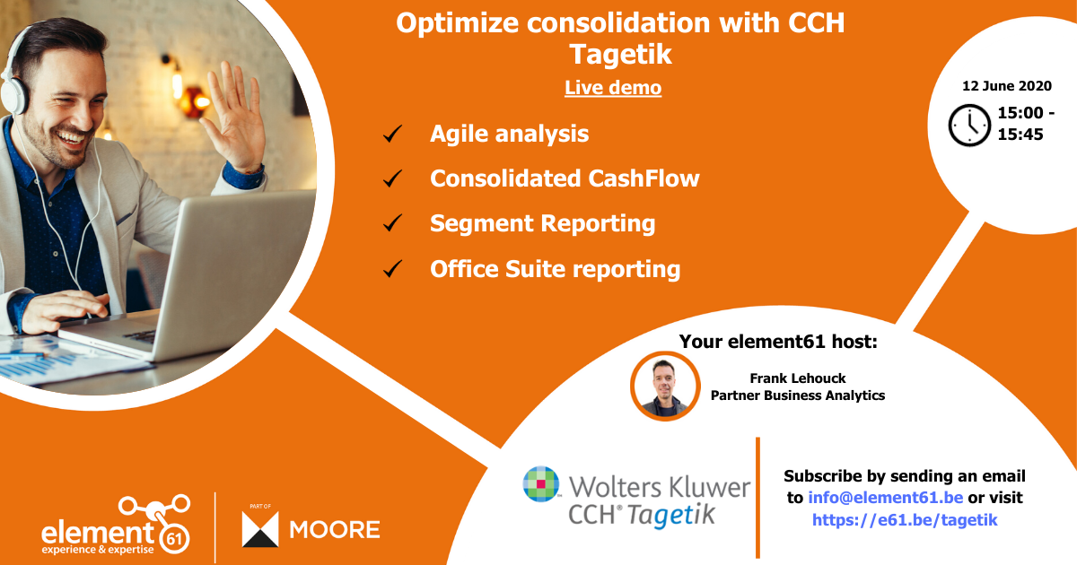 Optimize consolidation with CCH Tagetik (Webinar)