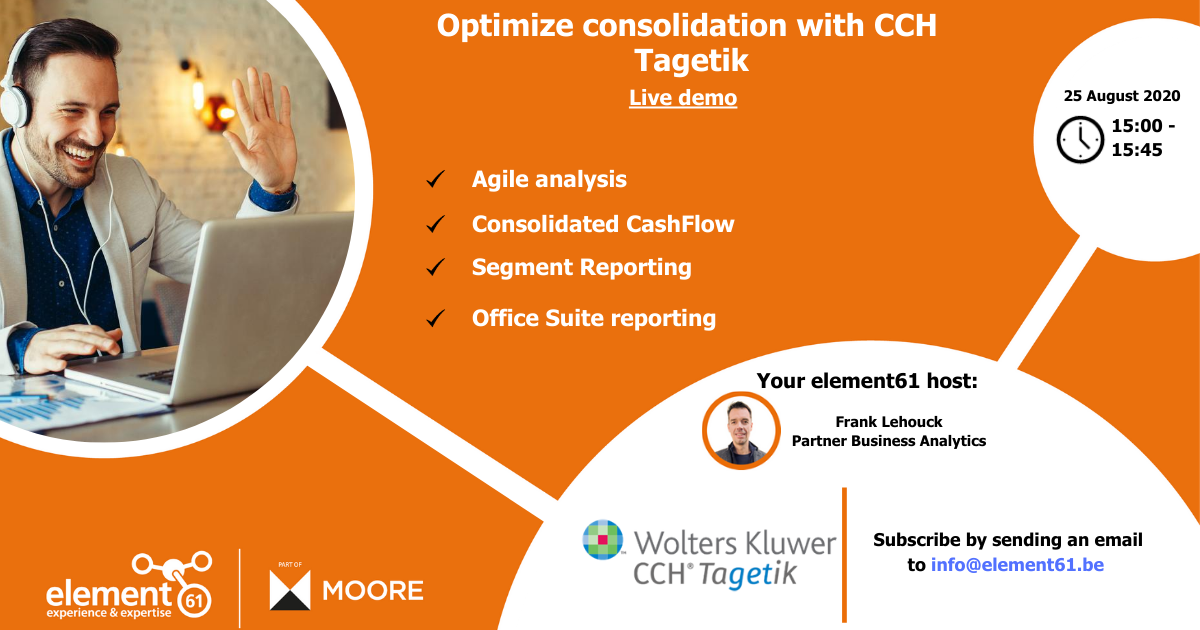 Optimize consolidation with CCH Tagetik (Webinar)