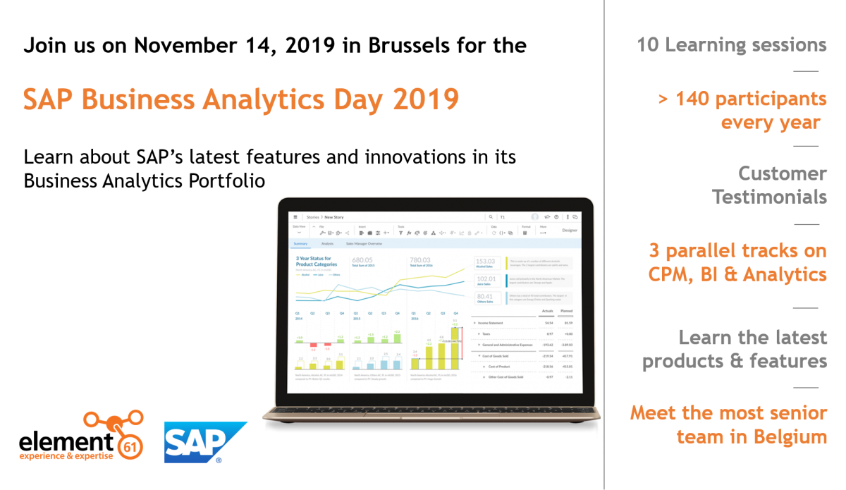 SAP Business Analytics Day 2019