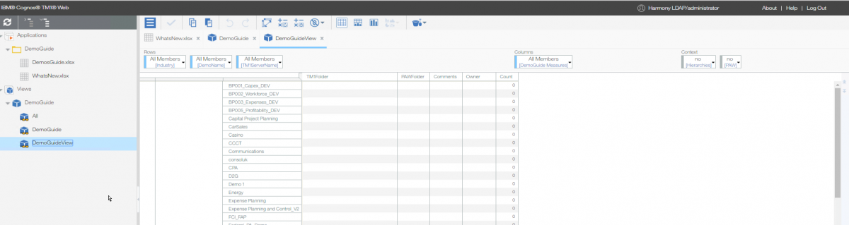 Planning Analytics Workspace : the new TM1 interface