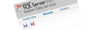 Master Data Management in SQL Server 2012: Use case of managing Data warehouse Dimensions with Master Data Services