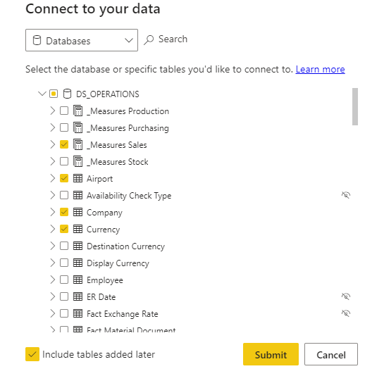 Connect to your data
