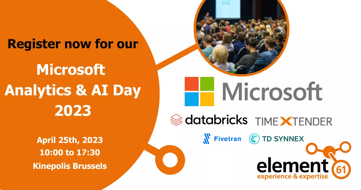 Banner Microsoft Analytics & AI Day 2023
