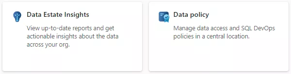 Data Estate Insights - Data Policy