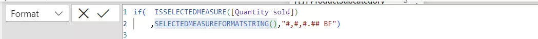 Dynamic format string example