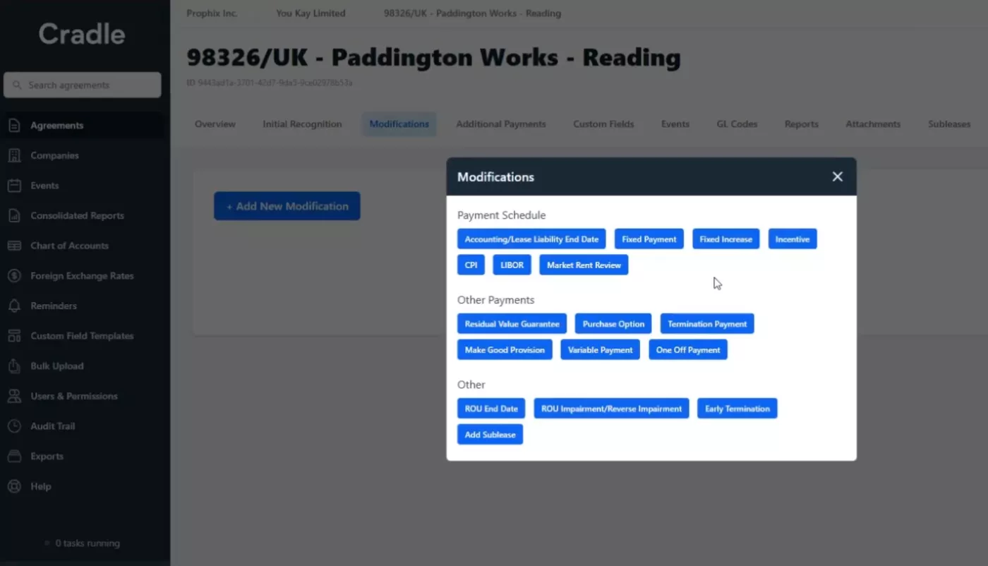 Cradle paddington works modifications prophix one lease management Cradle paddington works modifications prophix one lease management